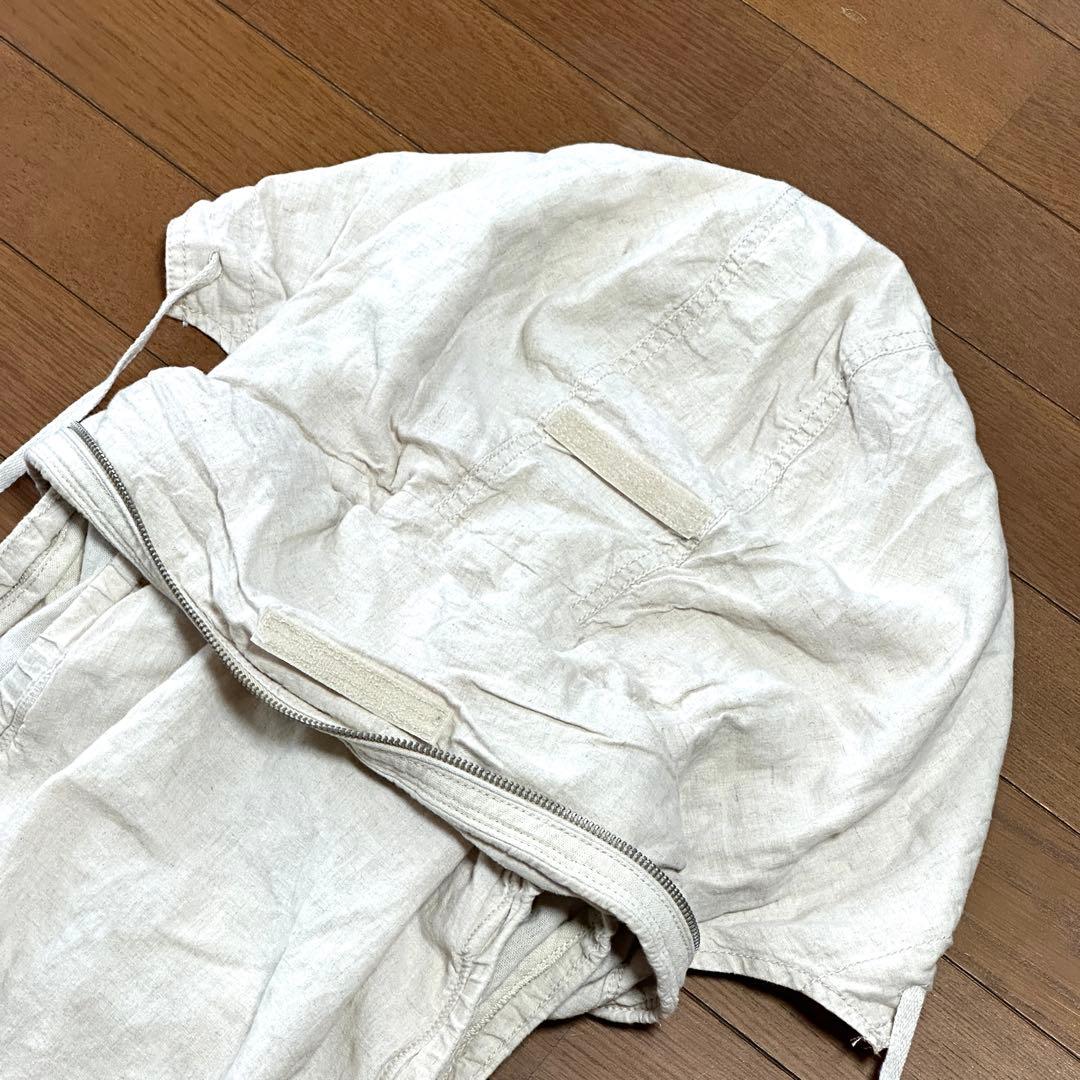 goa ゴア フード付き ジップベスト 麻 archive