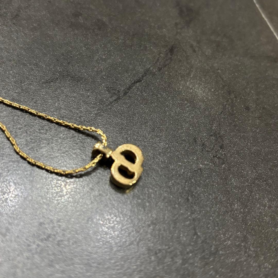 美品　クリスチャンディオール　ゴールド　ネックレス　CDロゴ