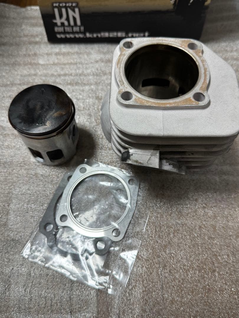 中古 アルミメッキボアアップキット アクシス90 JOG90 54mm 96cc