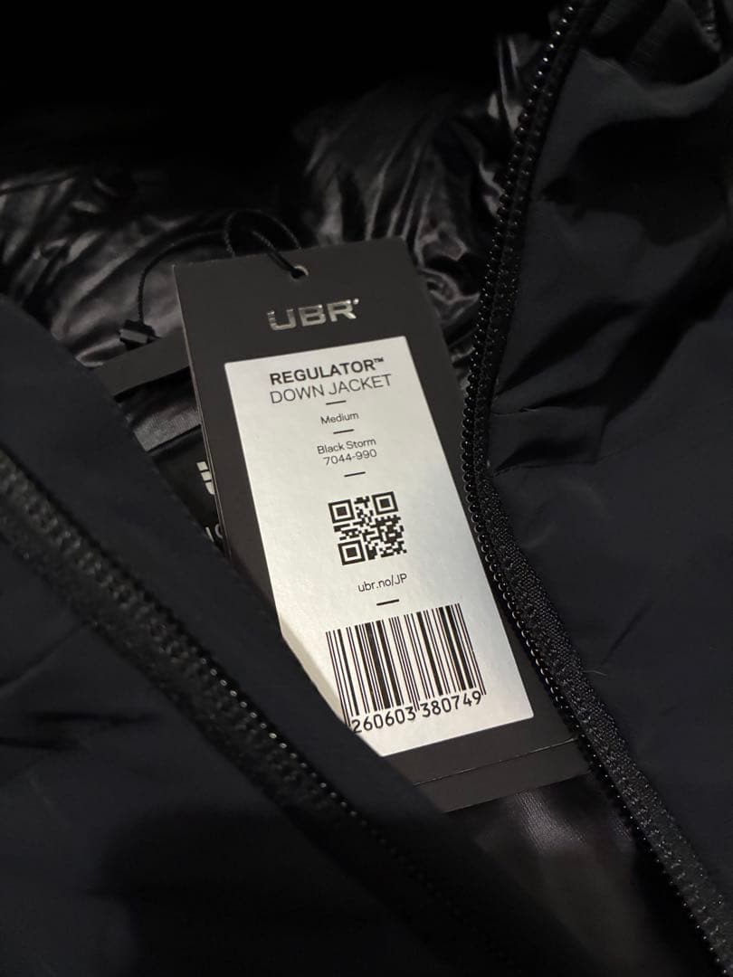 未使用【UBR REGULATOR DOWN JACKET】BLK M