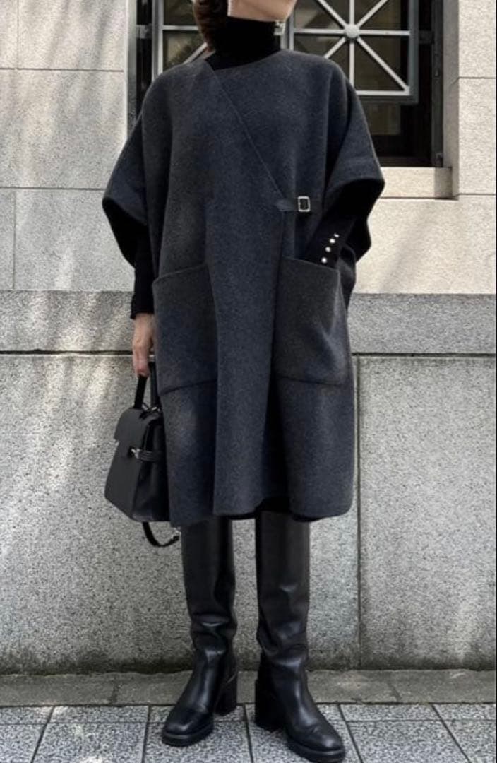 タグ付き　Heve モモンガリバーポンチョ