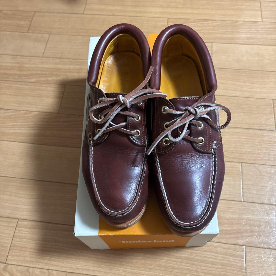 Timberland 3eye 25.5cm バーガンディー