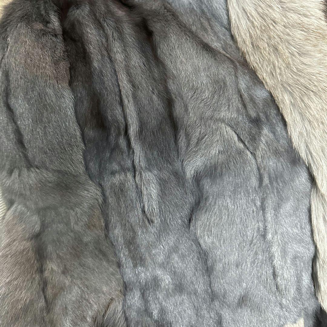 フォックス襟 コート ロシアンリス ミンク