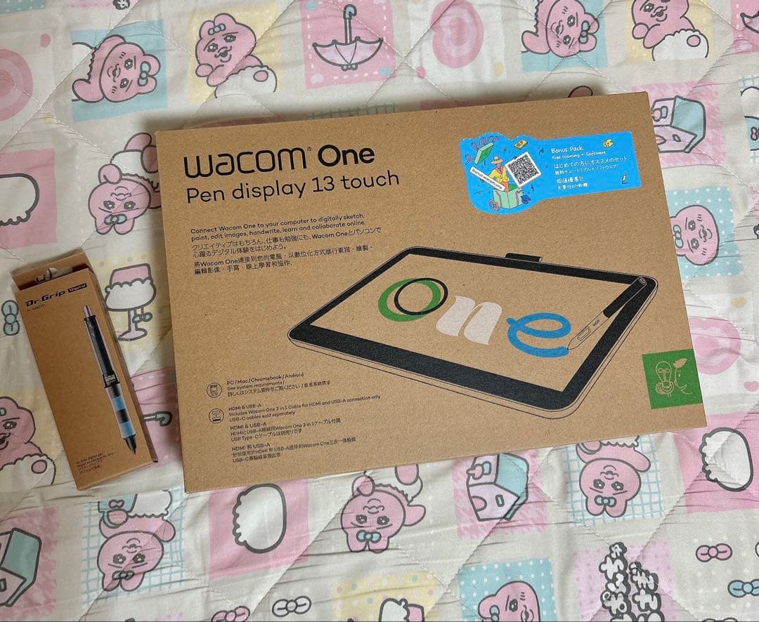 Wacom One ペンディスプレイ 13インチ 本体＋ドクターグリップペン付