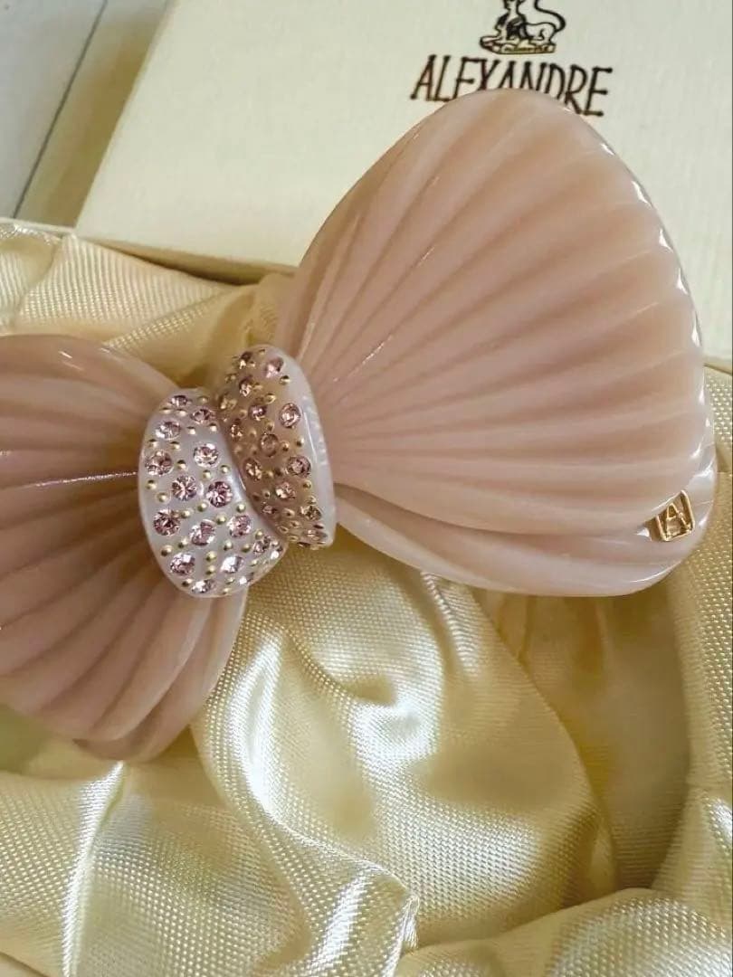 ALEXANDRE DE PARIS リボン型ヘアアクセサリー