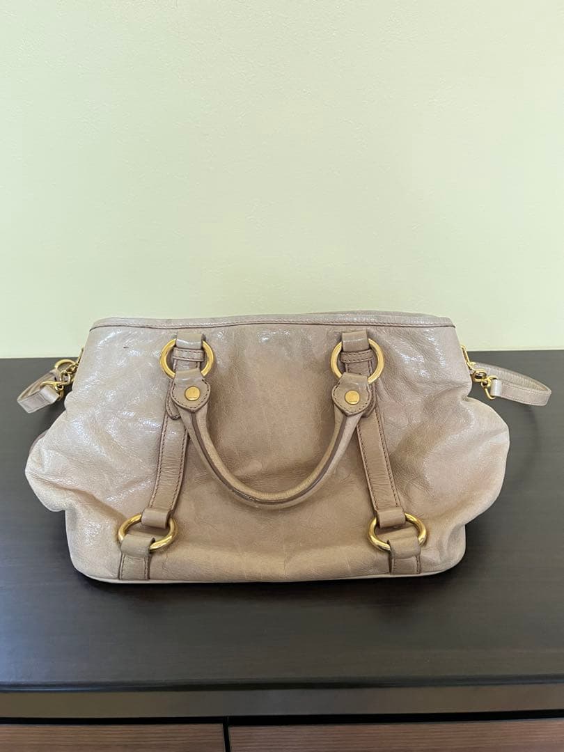 値下げ▶︎miumiu ミュウミュウ ヴィッテロ ハンドバッグ ショルダーバッグ