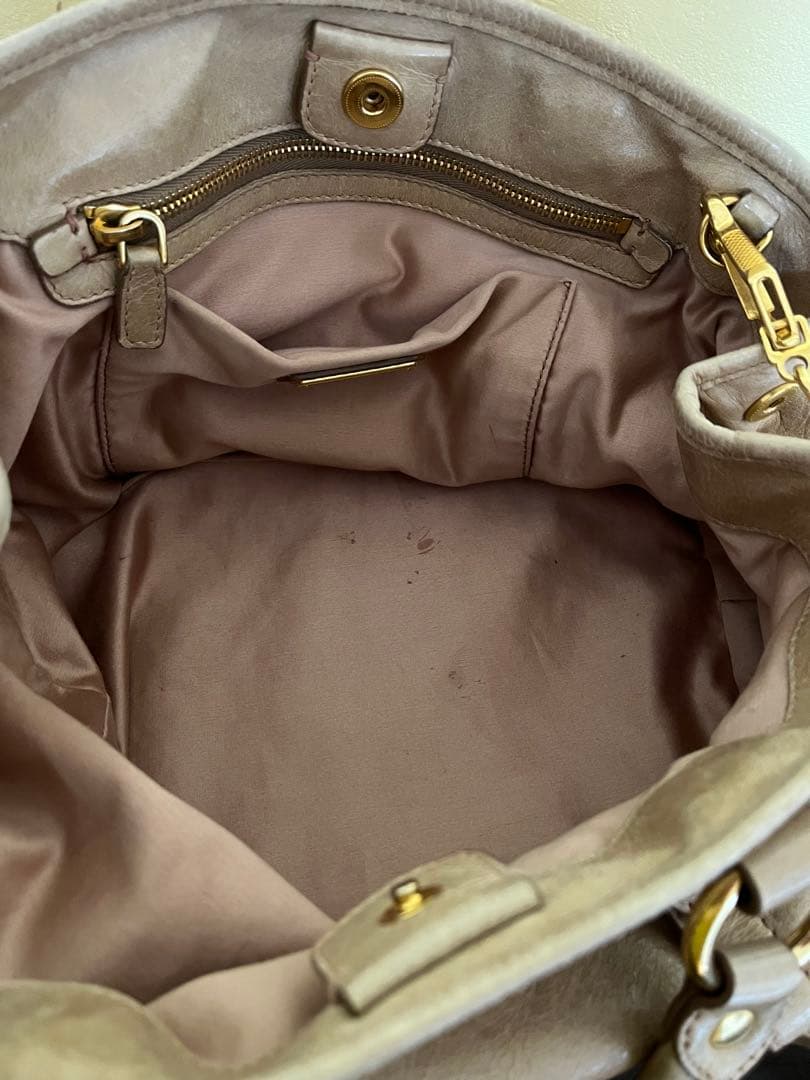 値下げ▶︎miumiu ミュウミュウ ヴィッテロ ハンドバッグ ショルダーバッグ