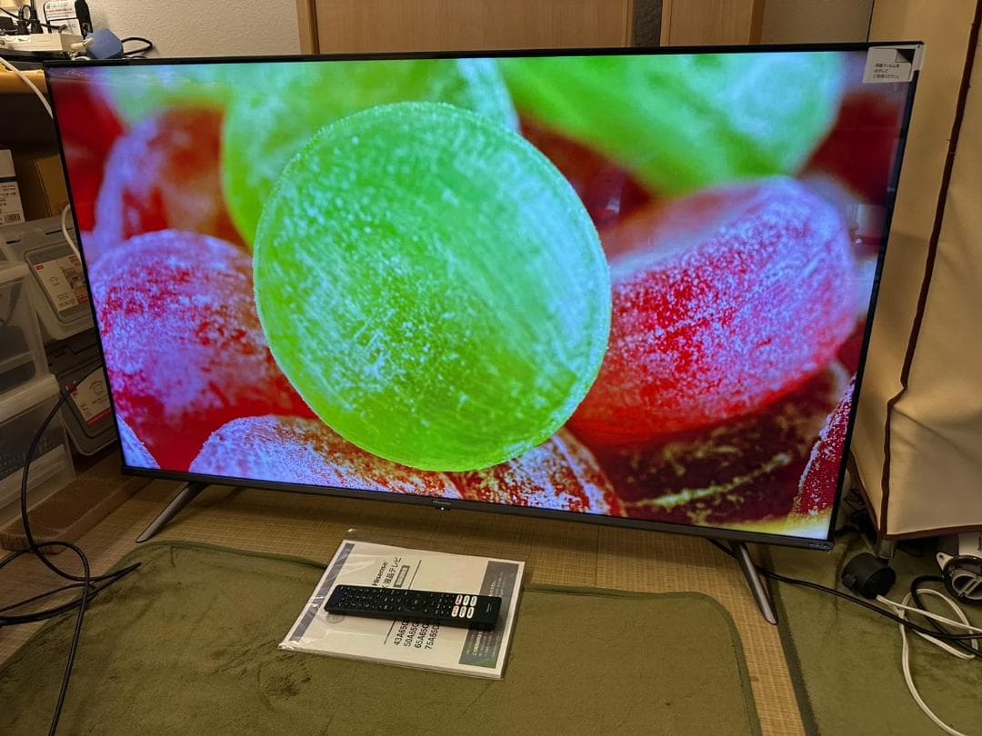 超極美品！ハイセンス hisense 50型　4K　スマートテレビ 50A65G