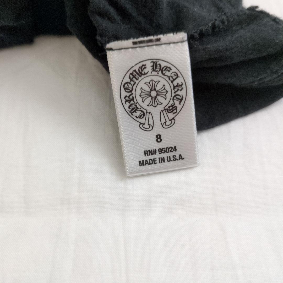 クロムハーツ CHROME HEARTS ブラック 半袖 Tシャツ サイズ8