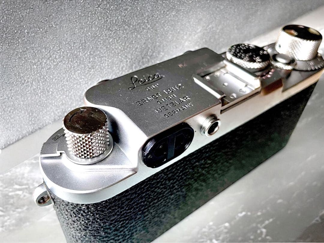 【OH済】Leica IIIf バルナックライカ セルフ付＋純正革ケース付