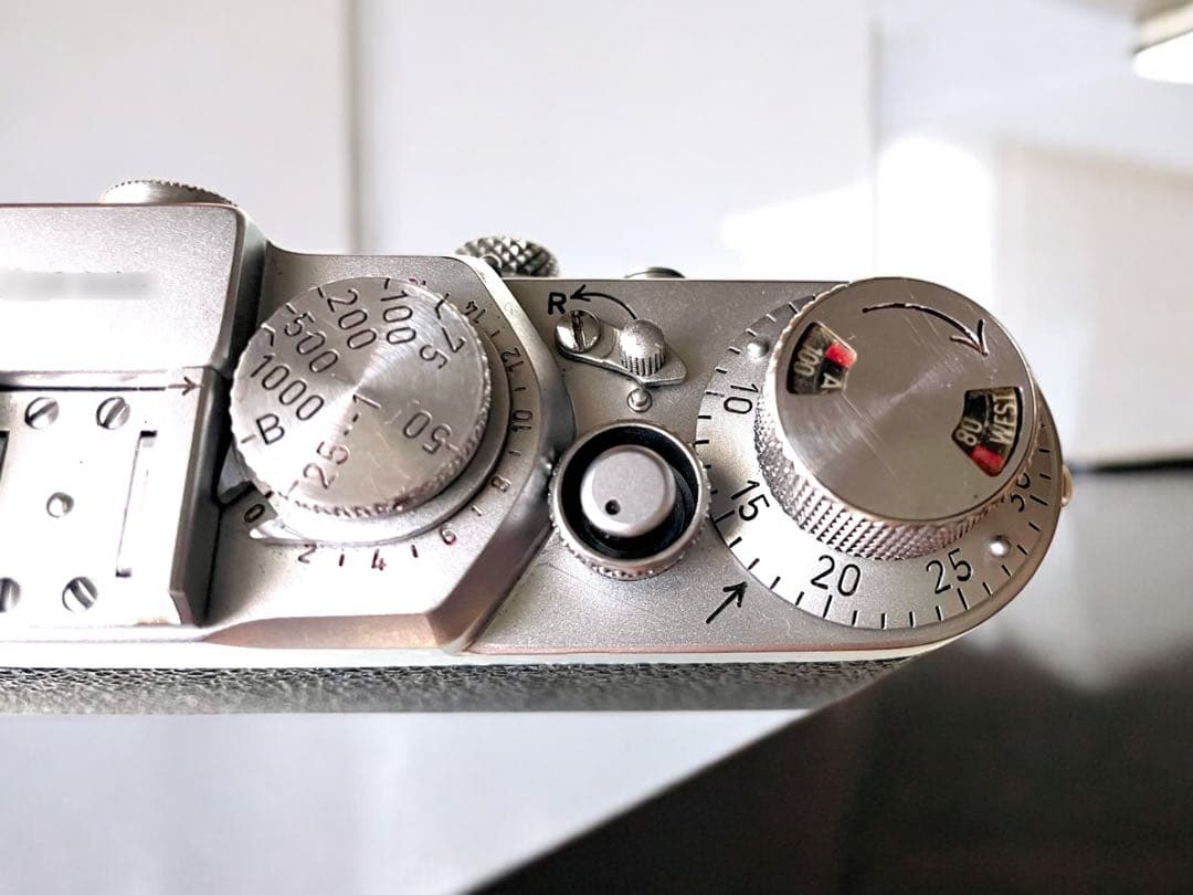 【OH済】Leica IIIf バルナックライカ セルフ付＋純正革ケース付