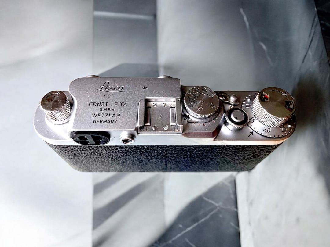 【OH済】Leica IIIf バルナックライカ セルフ付＋純正革ケース付