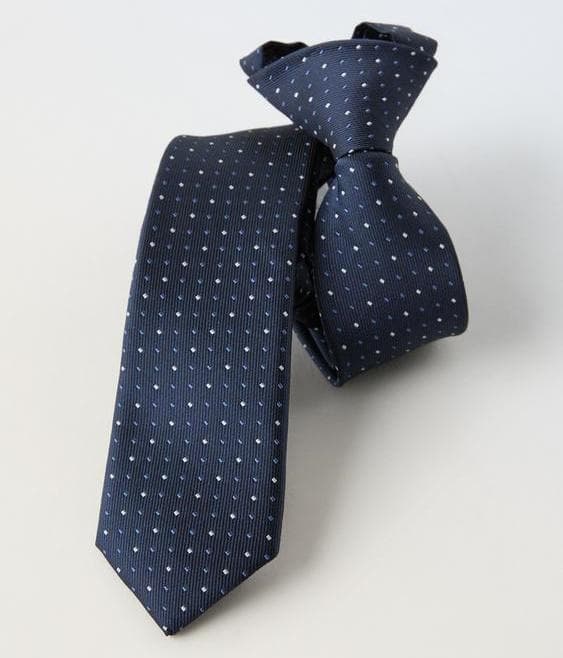 ZARA チェック柄 ネイビー ダブル スーツ シャツ タイ 4点 134cm