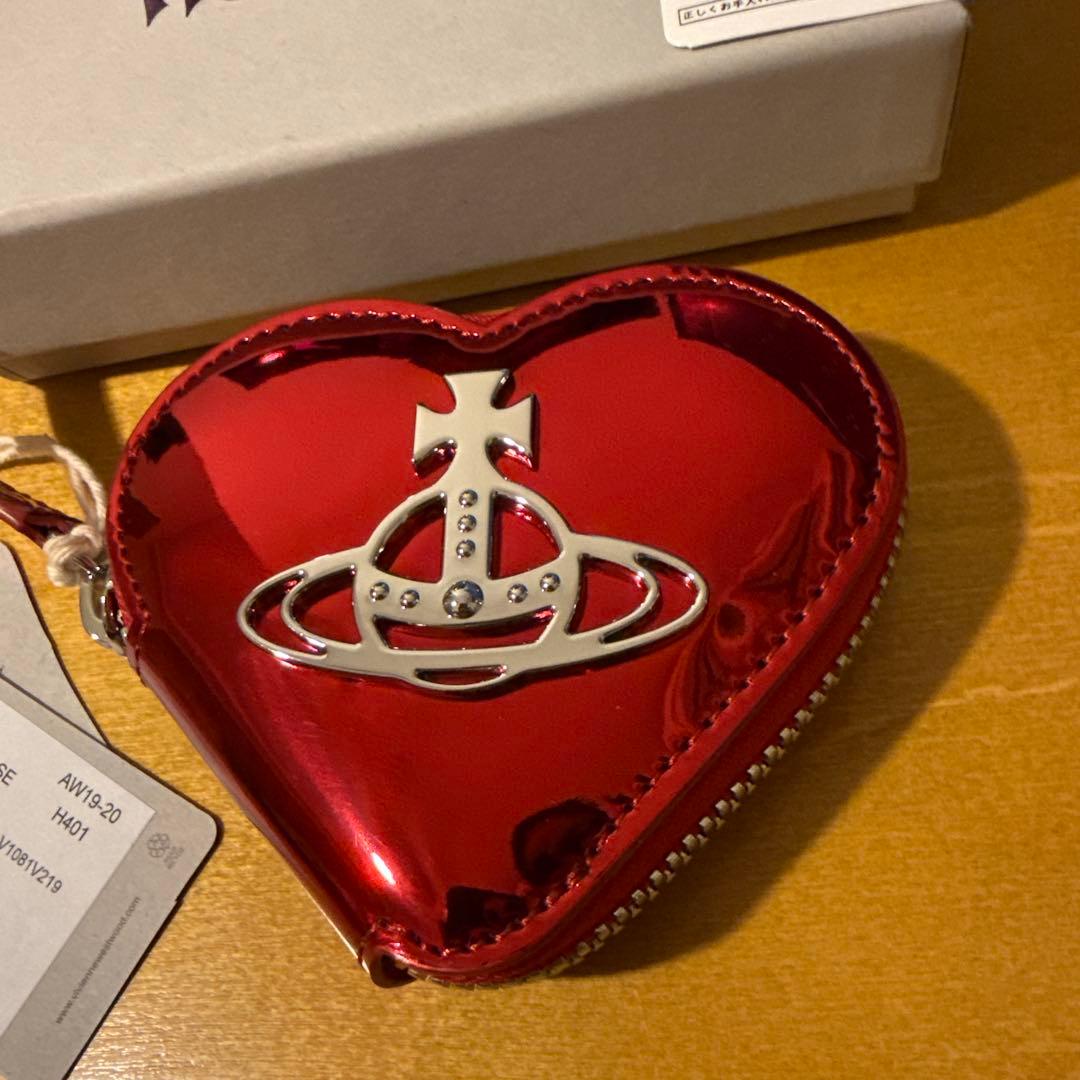 Vivienne Westwood ハートケース エナメル レッド