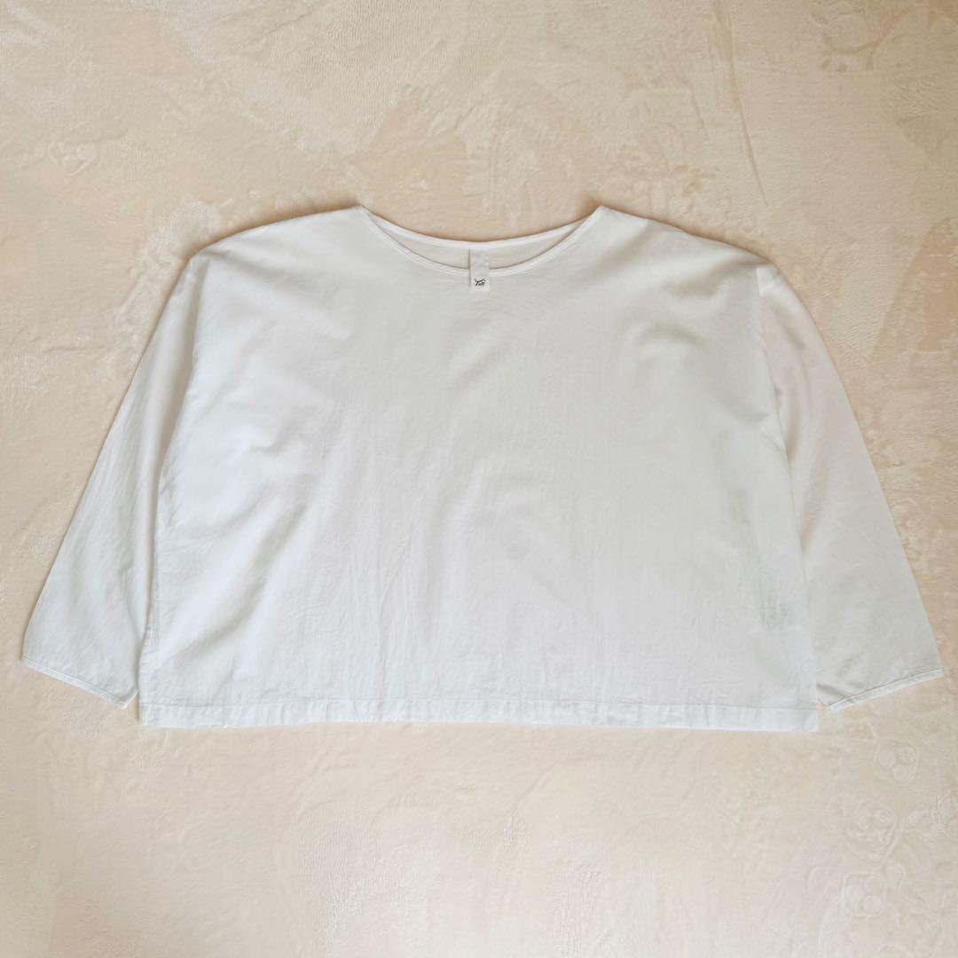 【美品】yoli simple wide blouse ブラウス ホワイト
