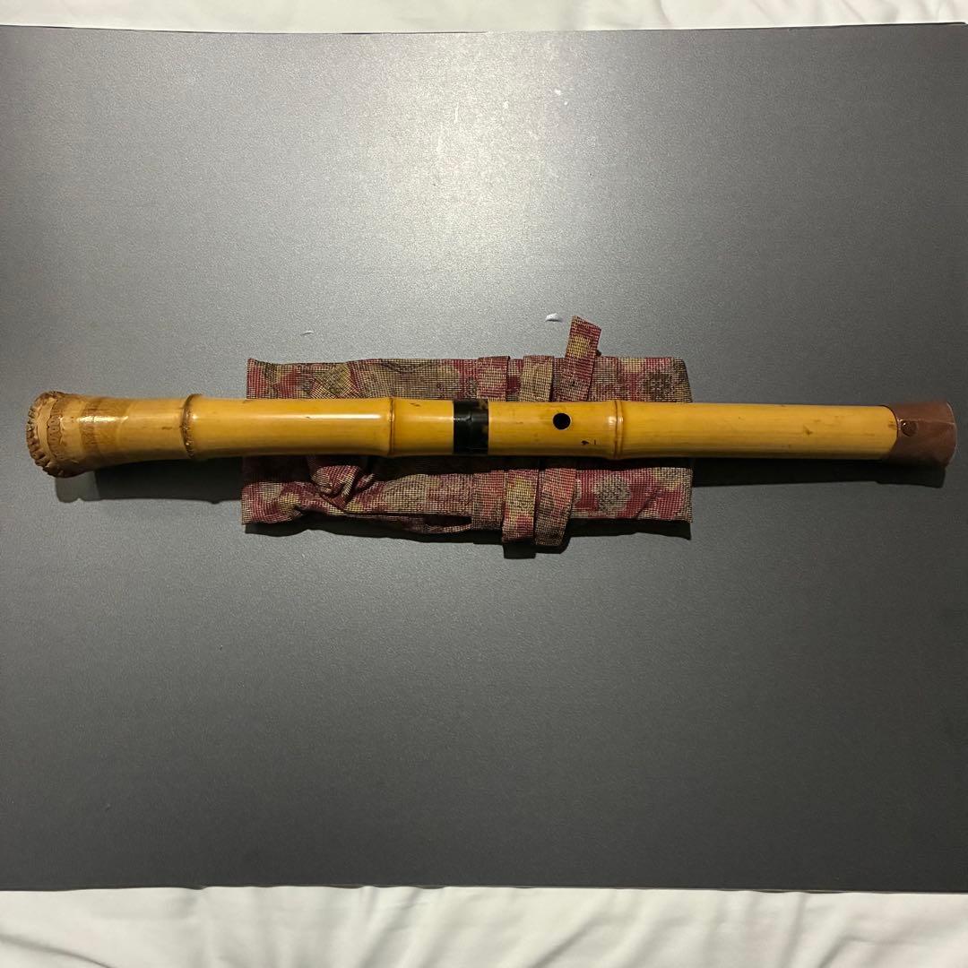 都山流1尺８寸在銘(一真)尺八