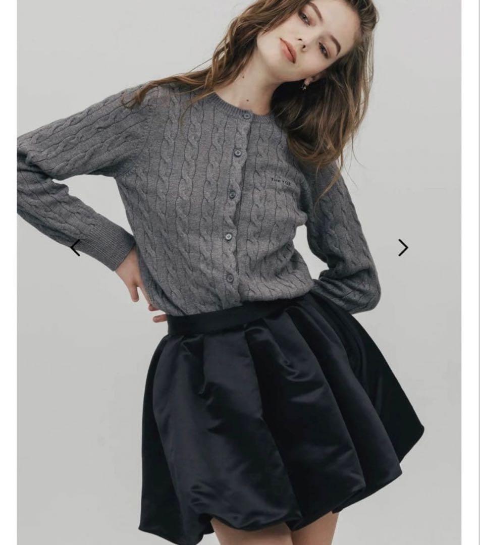 the toe venice balloon skirt ブラック thetoe