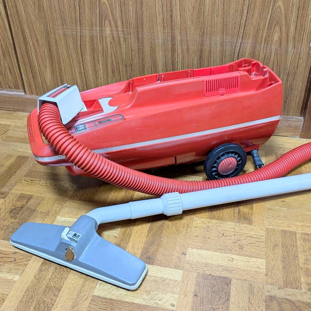 掃除機 アンティークキャニスター昭和レトロ掃除機 東芝クリーナーVC-62EA