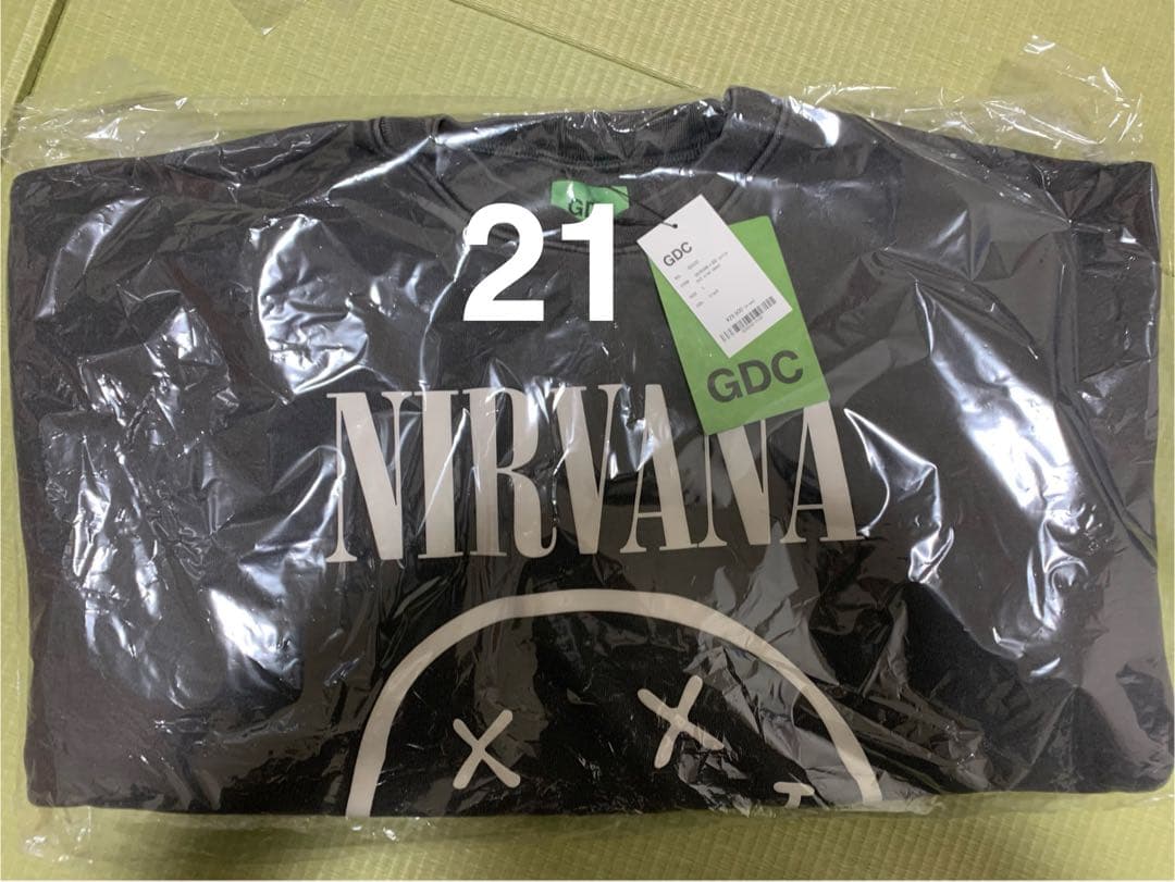 NIRVANA × GDC Collabo Crew Sweat キムタク