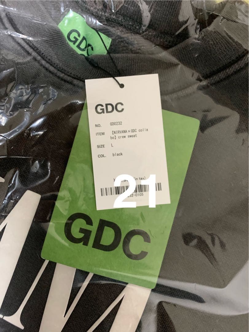 NIRVANA × GDC Collabo Crew Sweat キムタク