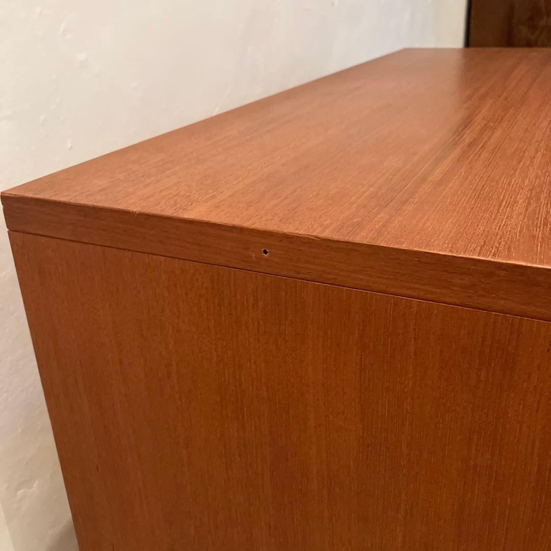 希少 ジャパンヴィンテージ 日田工芸 キャビネット 飾り棚 本棚 食器棚 チーク