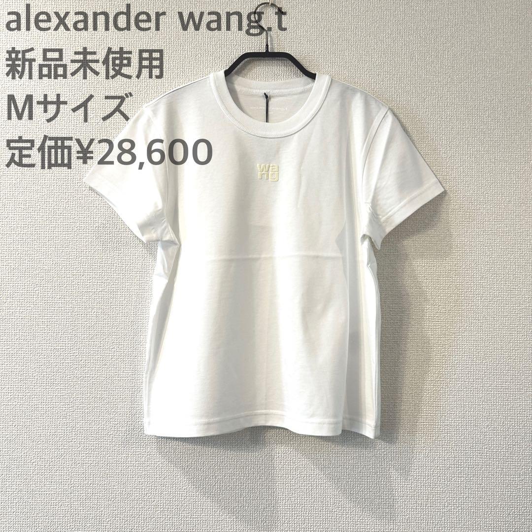 ■alexander wang.t パフロゴ コットン tシャツ Mサイズ■