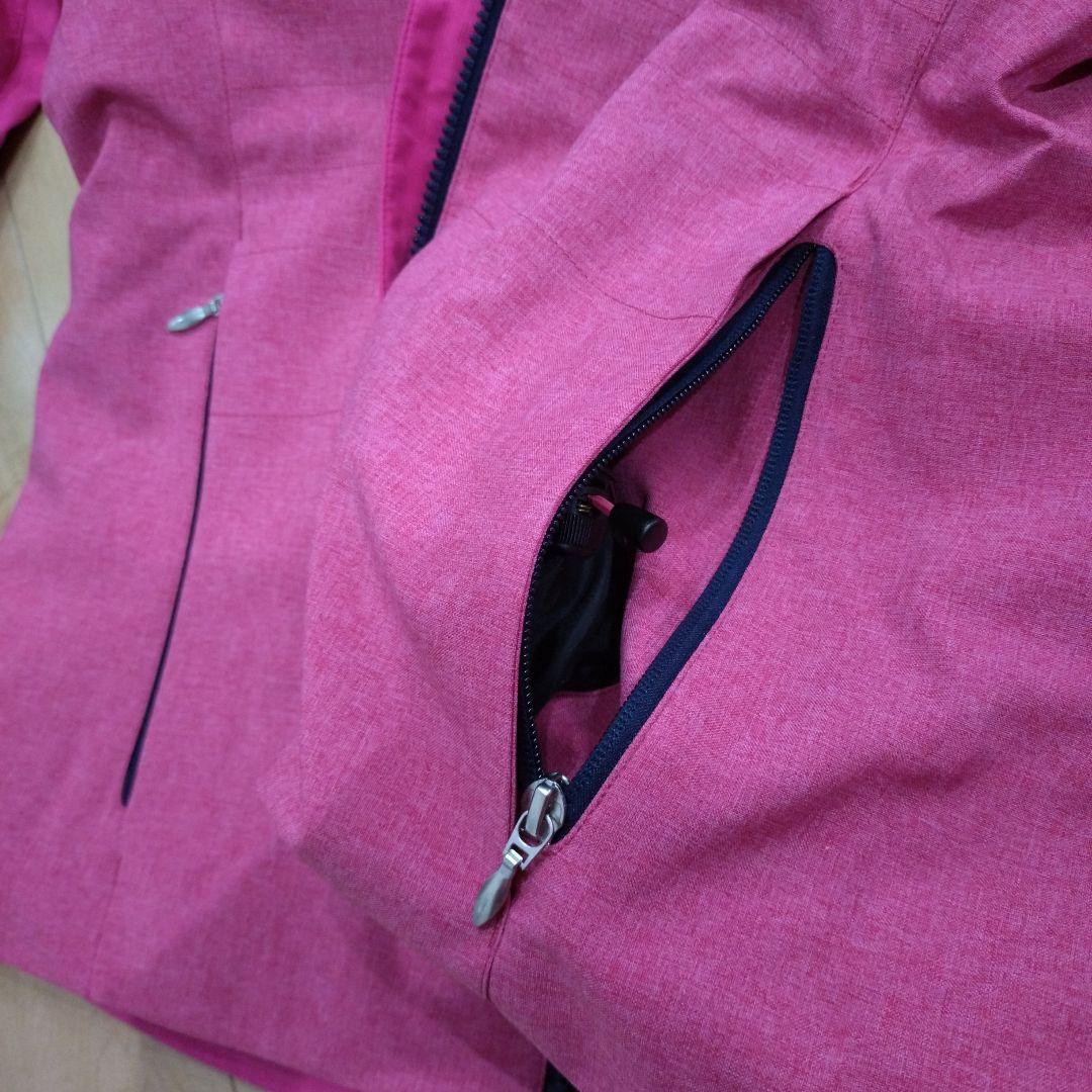 未使用　デサント　レディース　スキーウェア　スノボウェア　上下セット　M ピンク