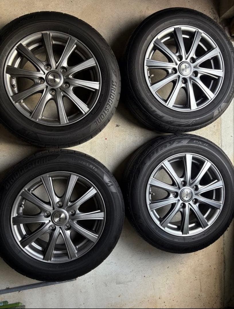 【②セット販売】DDS 15インチホイールセット 185/65 R15