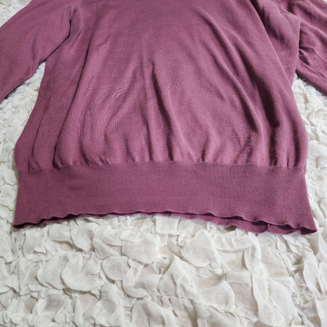 ゆうゆうブルネロクチネリ ハイゲージ コットン ニット セーター