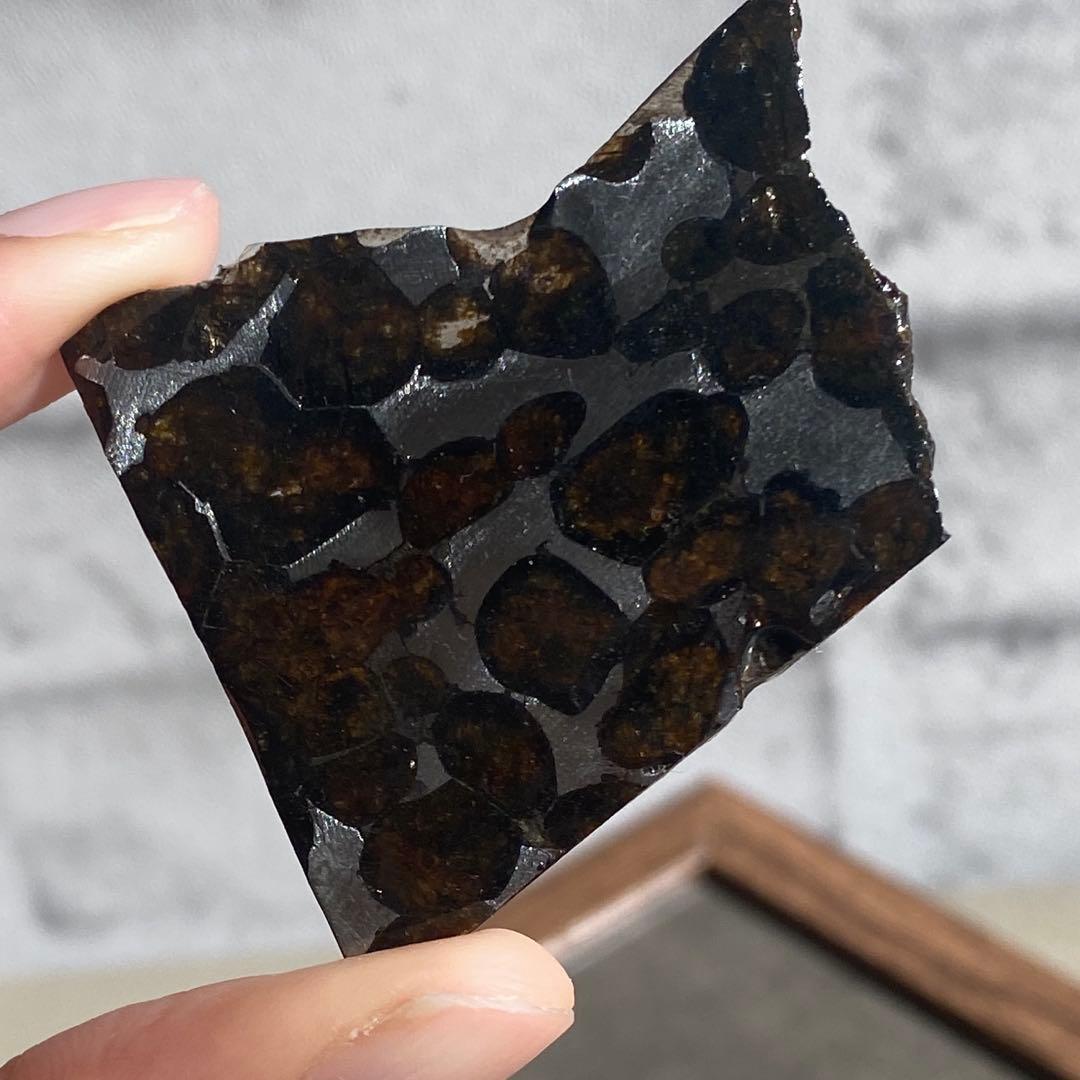 k*い様 希少 パラサイト隕石 プレート 天然石