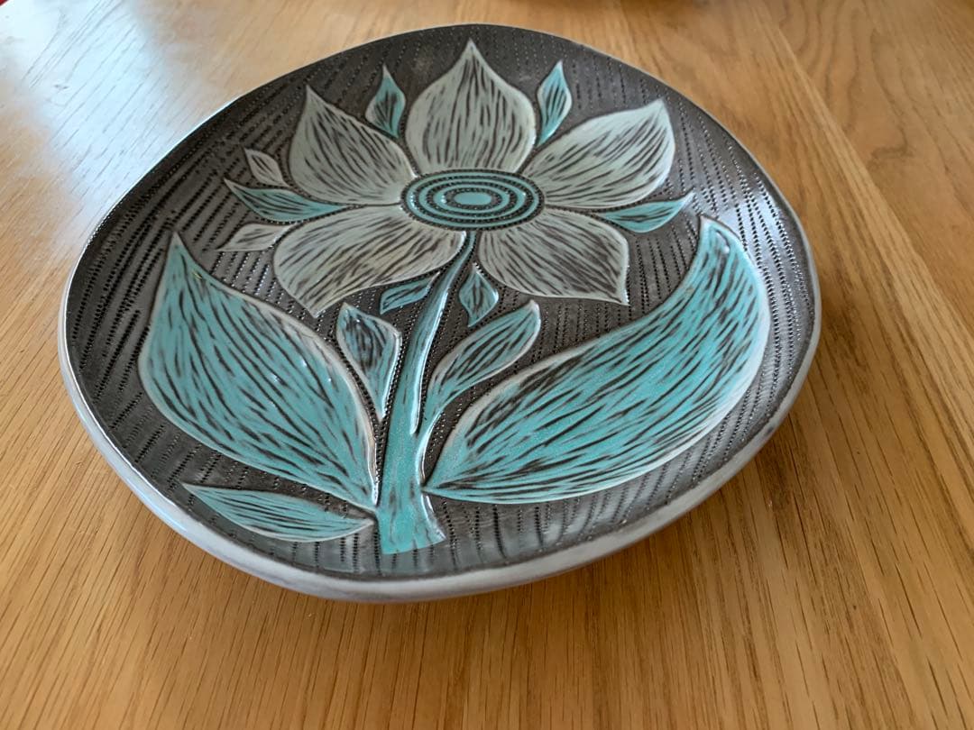 北欧　Upsala Ekeby ウプサラエクビィ マリシムルソ　大皿　プレート