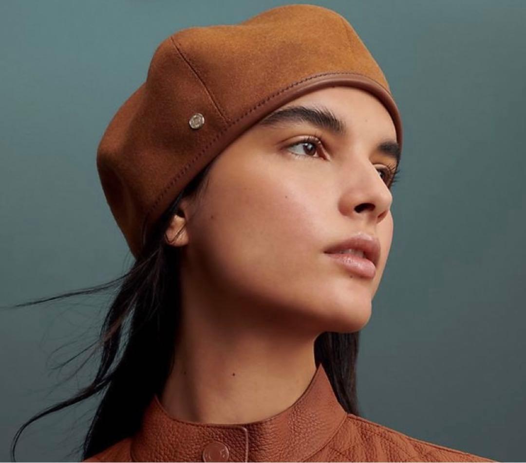 HERMES ベレー帽 59 ガブリエル
