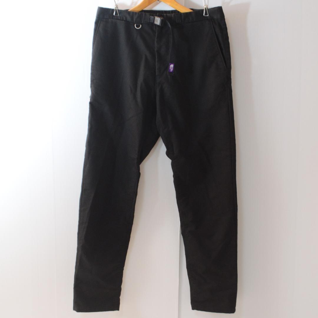 古着 ノースフェイス パープルレーベル ストレッチツイルテーパードパンツ 黒 M