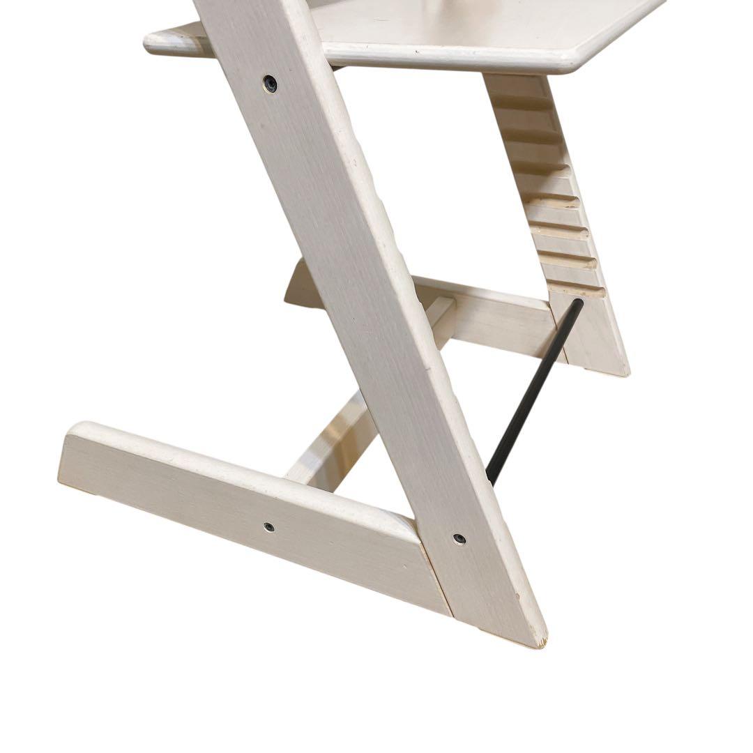 ストッケ　トリップトラップ　ホワイトウォッシュ　ベビーセット付き　シリアル4