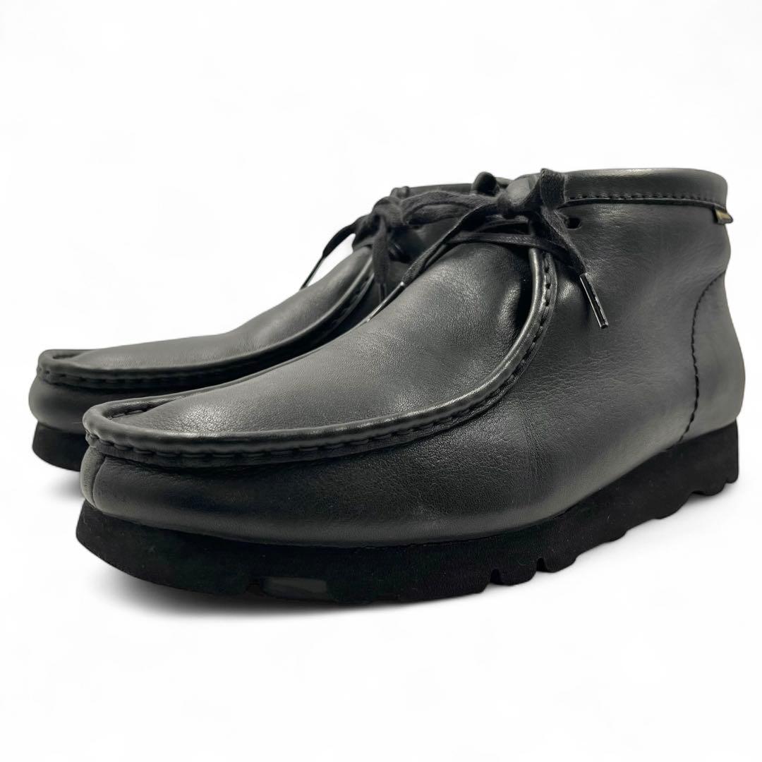 クラークスオリジナル ワラビー ブーツ GTX 27cm ブラック レザー 防水