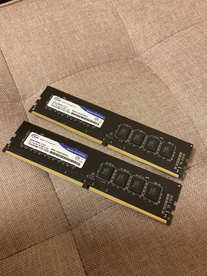 TEAMGROUP DDR4-2133MHz 16GB (8GB×2枚)