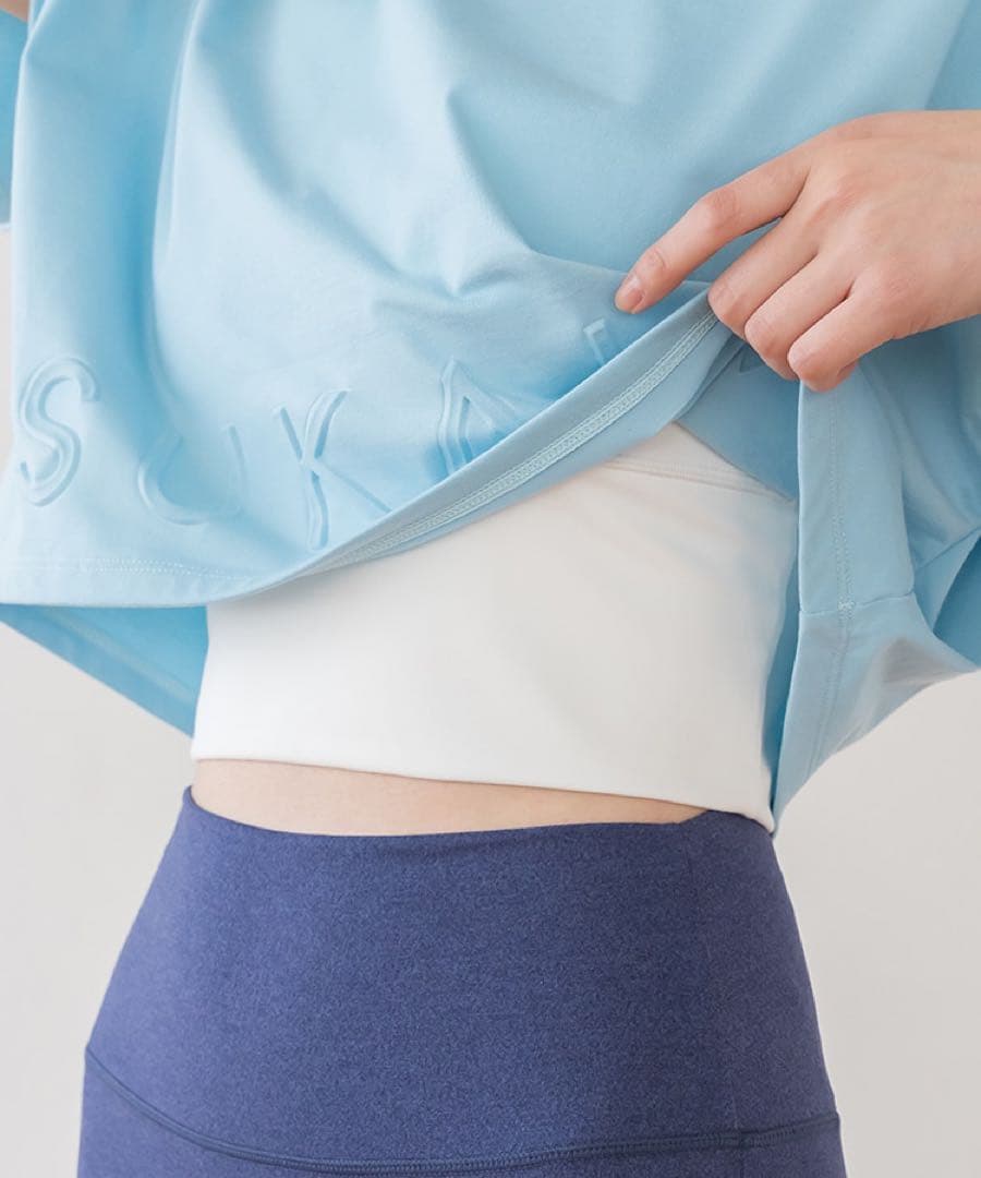 【SUKALA】ブラトップ付きエンボスTee Lサイズ