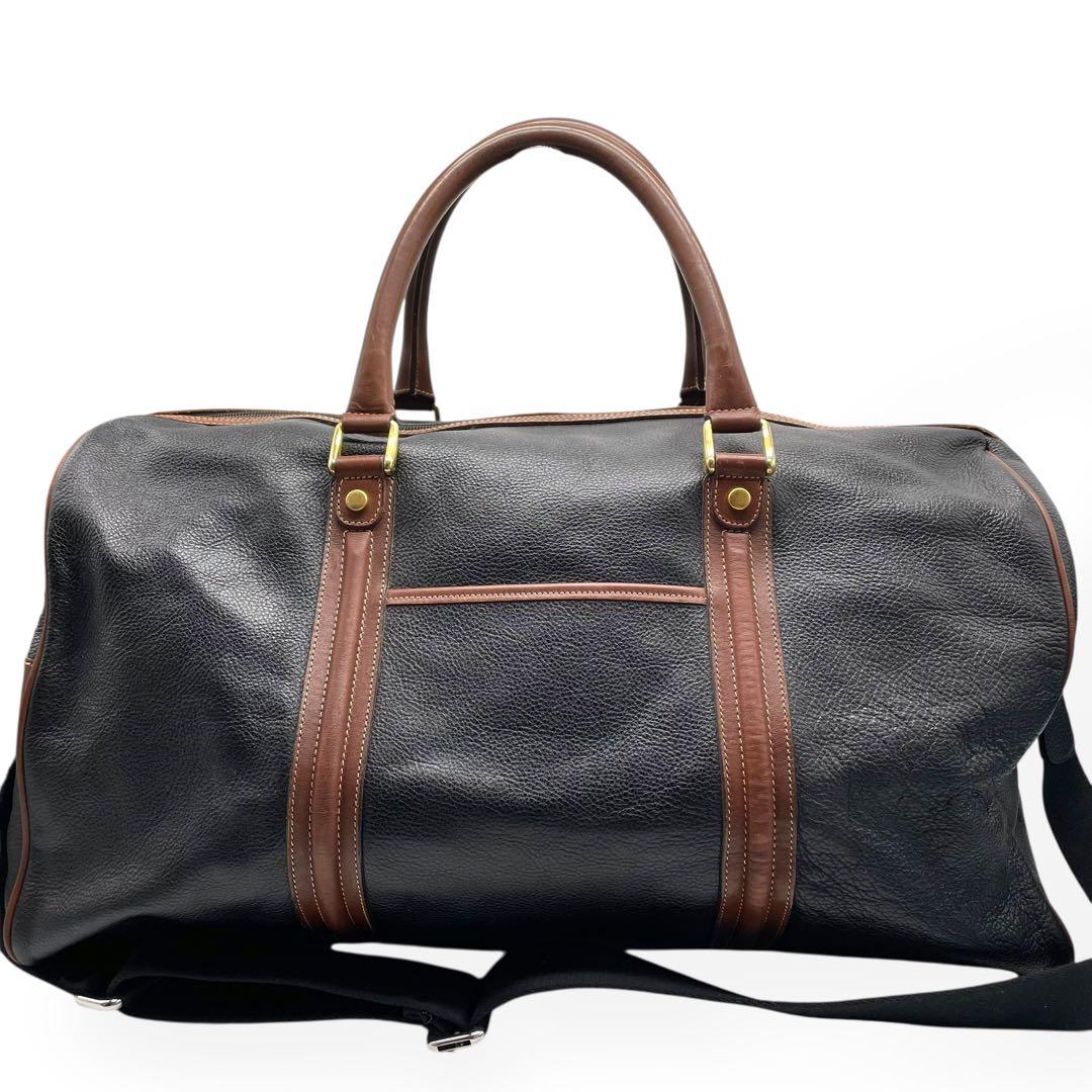 美品　BALLY バリー オールレザー 2wayボストンバッグ トラベルバッグ