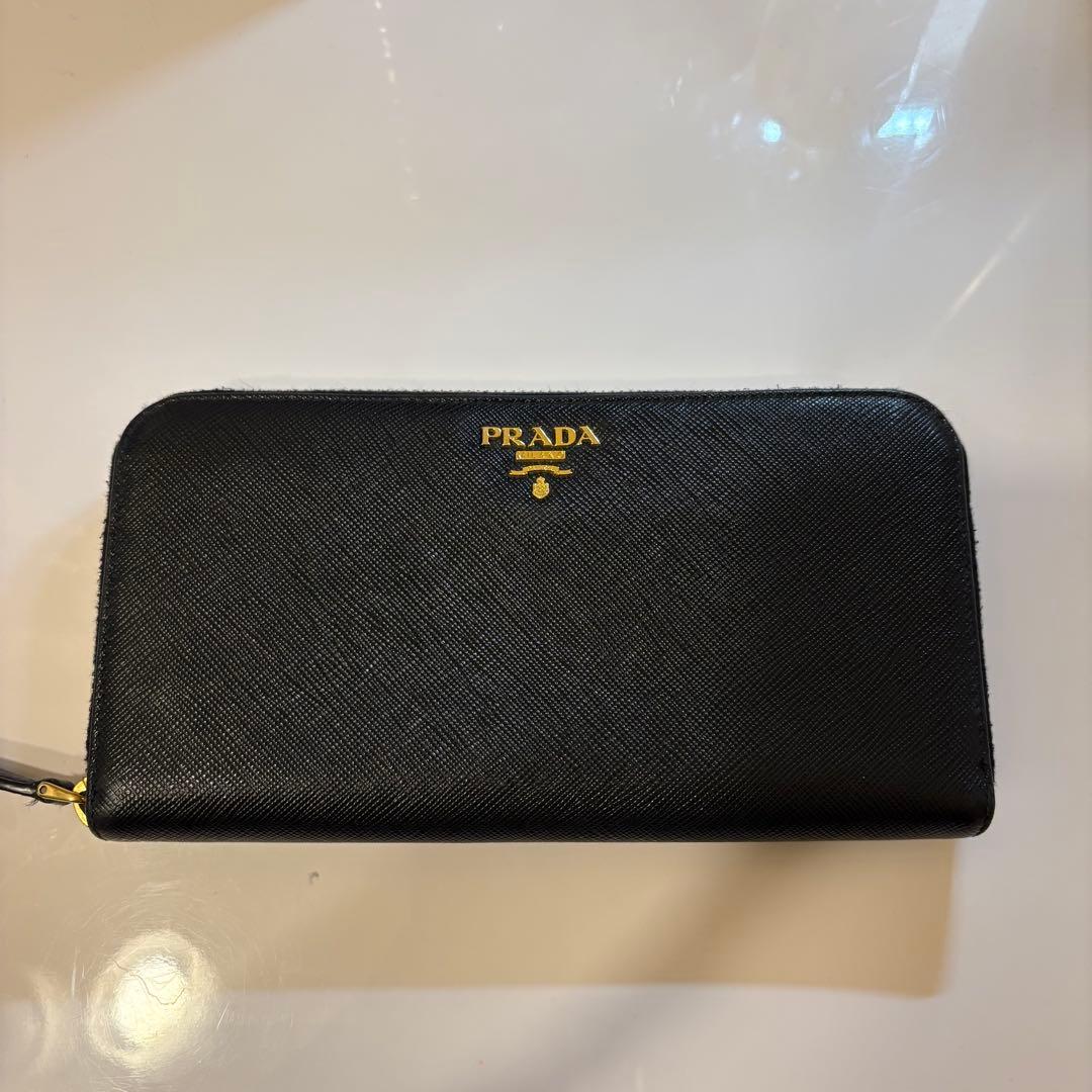 PRADA プラダ サフィアーノ 長財布 ブラック
