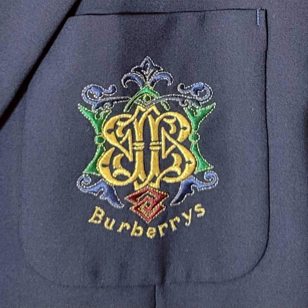 美品✨　バーバリーズ　テーラードジャケット　エンブレム刺繍　金ボタン　11号　L