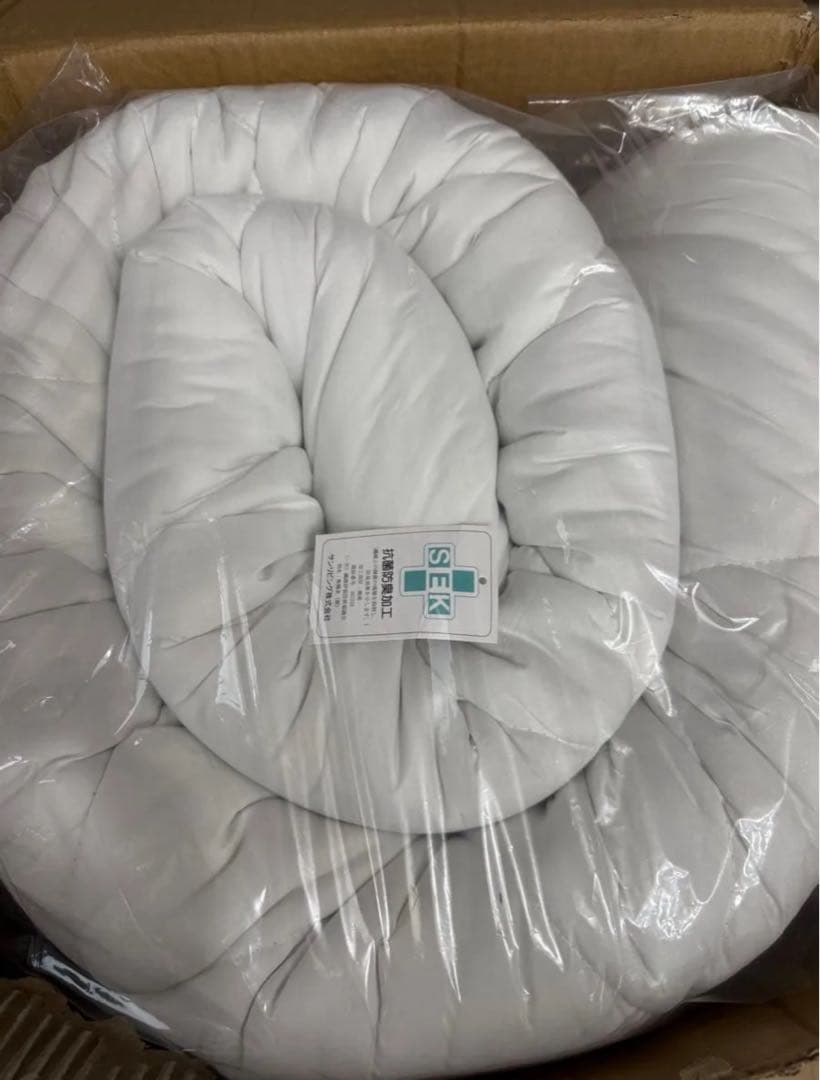 【まゆみん】敷き布団 ダブル ホワイト 敷布団 布団 来客布団 新生活