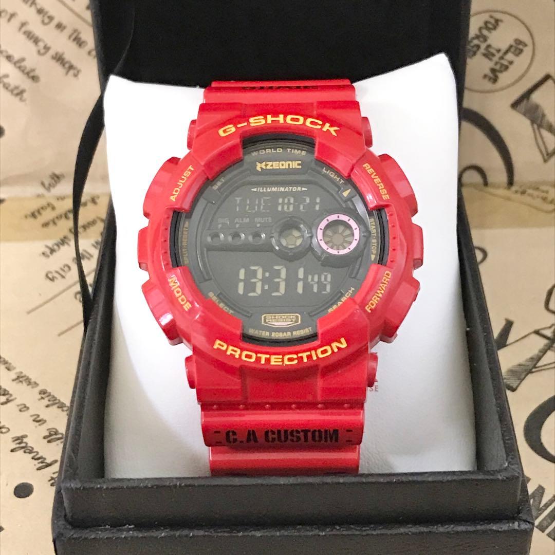カシオ 腕時計 G-SHOCK 機動戦士ガンダム シャア専用カスタム S3257