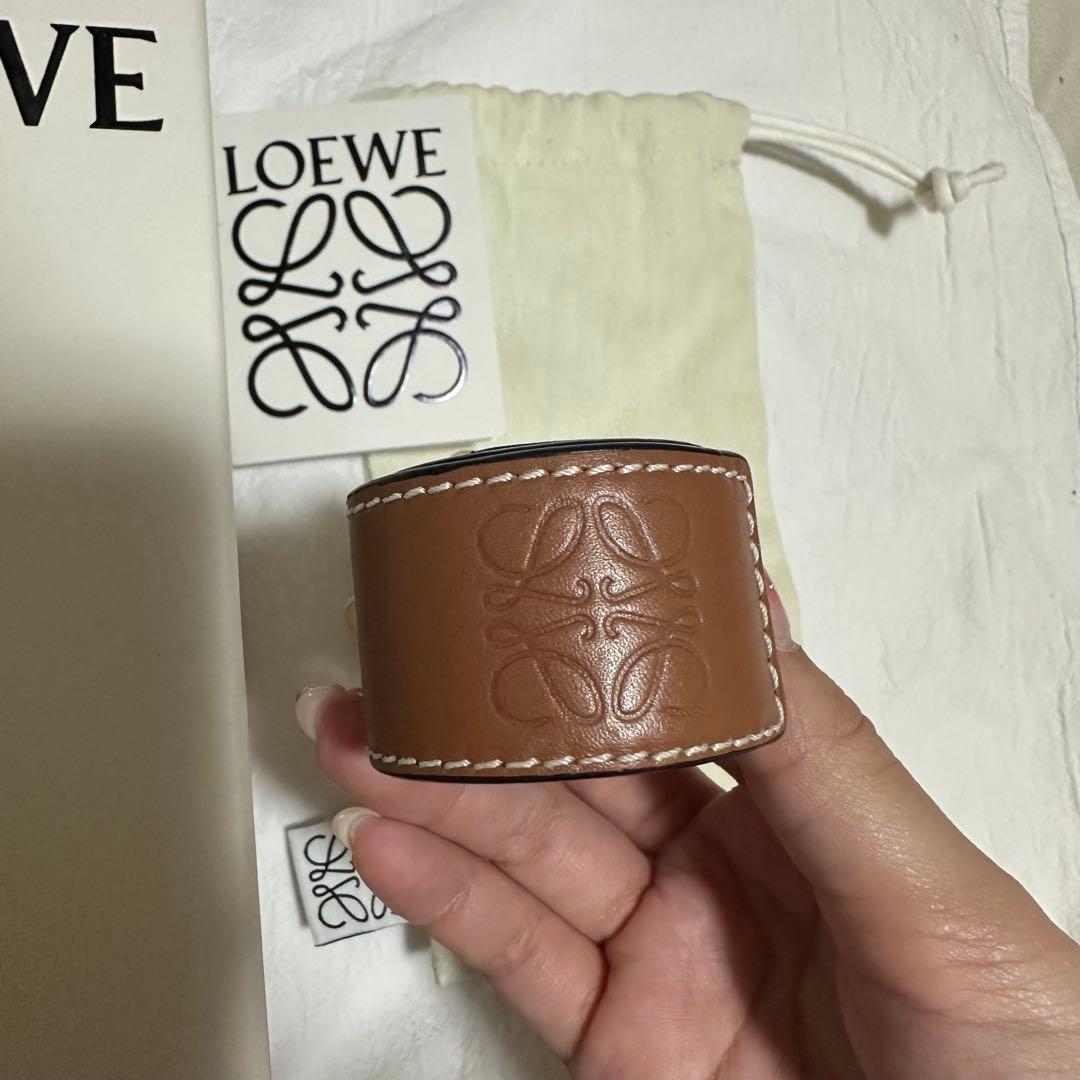 ロエベ スラップ ブレスレット レザー バングル アナグラム