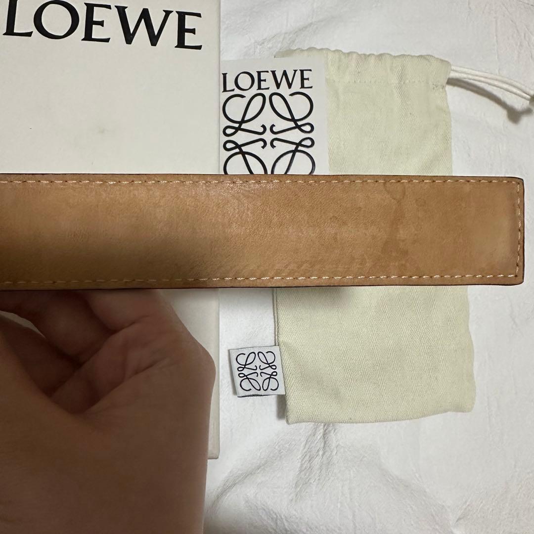 ロエベ スラップ ブレスレット レザー バングル アナグラム