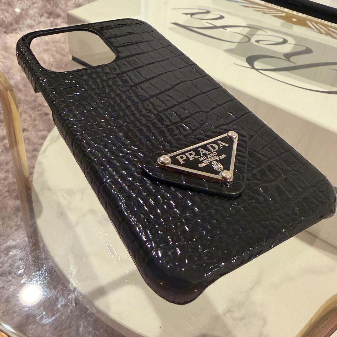 PRADA クロコダイル調 iPhone15ProMAXケース