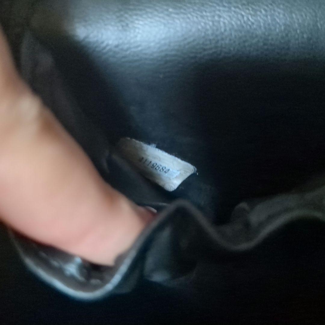 CHANEL バニティバッグ ビコローレ 黒 ラムスキン