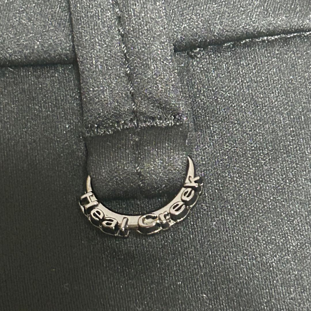 美品 HealCreek ヒールクリーク パンツ 42 ブラック ゴルフウェア