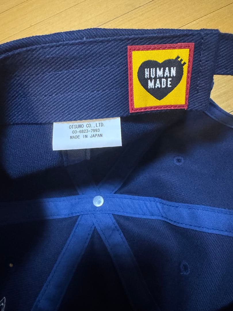 HUMAN MADE ネイビーキャップ