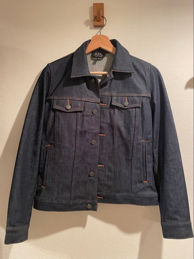 【値下しました！】【美品】A.P.C. デニムジャケット インディゴブルー XS