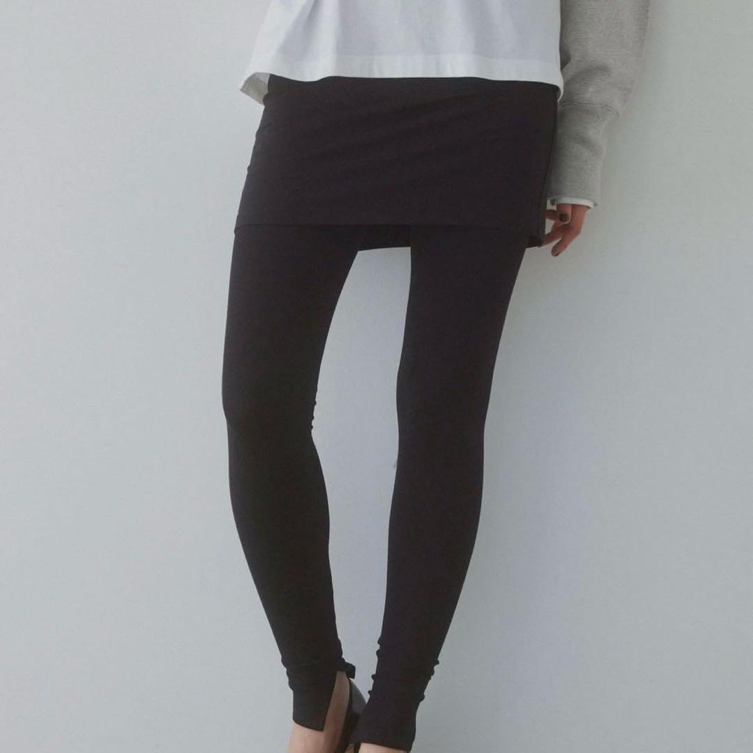 ブラック ストレッチ ハイウエストレギンス